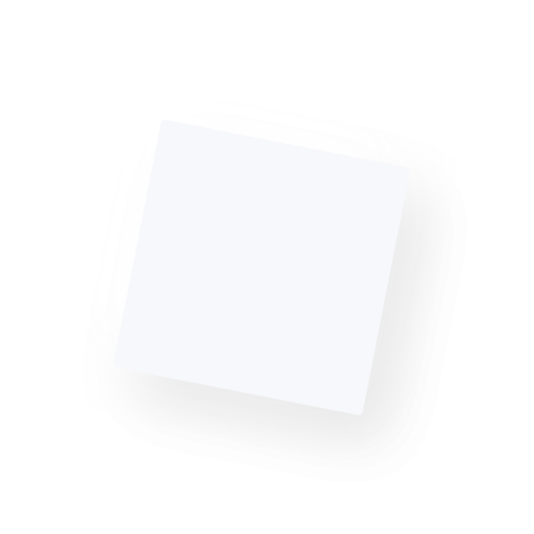 weisses Quadrat mit Schatten