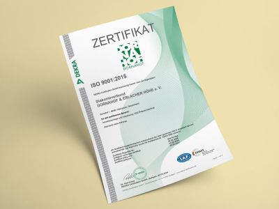 ISO 9001:2015 Zertifikat in deutsch